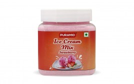 Puramio Ice Cream Mix Strawberry  Plastic Jar  250 grams